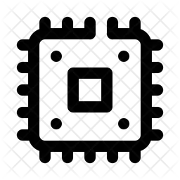 Cpu electro component processor  Icon