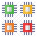 Cpu Dual Core Microprocessor Icon