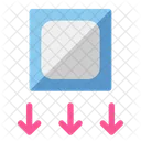 Cpu Processor Downgrade Icon