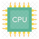 Processor Chip Computer Icon