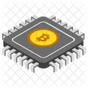 Mineracao De Cpu Modulo Fpga Cpu Bitcoin Ícone