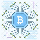 Cpu Mining Bitcoin Mining Blockchain Icon