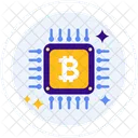 Bitcoin Chip Microchip Chip Icon