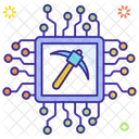 Cpu Mining Bitcoin Mining Blockchain Icon