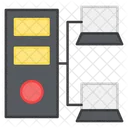 Lan Network Local Area Network Connected Devices Icon