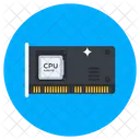 Cpu Processor Cpu Chip Microprocessor Icon
