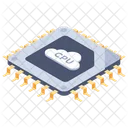 Cloud CPU Cloud Computing Cloud Technologie Symbol