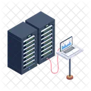 Rechenzentrum Datenhosting Datenserver Symbol