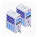 Rechenzentrum Datenhosting Datenserver Symbol