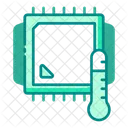 Cpu Temperature Thermal Monitoring Processor Heat Icon