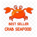 Crab Seafood Food Icon