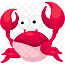 Crab Cartoon Crab Cute Crab Icône