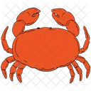 Crab Animal Seafood Icône