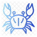 Crab Seafood Sea Life Icon