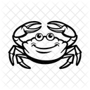 Crab Seafood Animal Icon