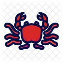 Crab Crustacean Marine Animal Icon