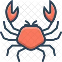 Crab Animals Sea Icon