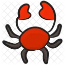 Crab Decapod Crustaceans Bellyacher Icon