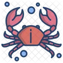 Crab Sea Animal Seafood Icon