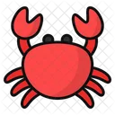 Crab Seafood Sea Animal Icon