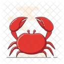 Crab Crustaceans Seafood Icon