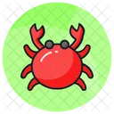 Crab Seafood Aquatic Icon