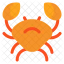 Crab Seafood Animal Icon