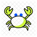 Crab Summer Vacation Icon