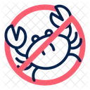 Crab not allowed  Icon