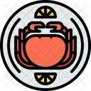 Crab Plate  Icon