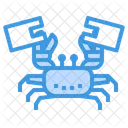 Crab Stuck In Plastic  Icon