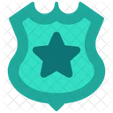 Distintivo Policia Lei Icon