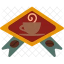 Distintivo de café  Icon