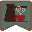 Distintivo de café  Icon