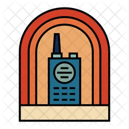 Emblema Walkie Talkie  Ícone