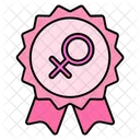 Distintivo feminino  Ícone