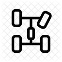 Crack Axle Car Icon