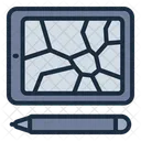 Crack Tablet Screen Icon