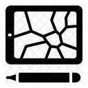 Crack Tablet Screen Icon