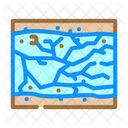 Crack Ice Fracture Icon