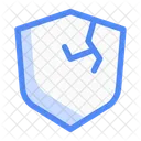 Crack Shield Insurance Shield Icon