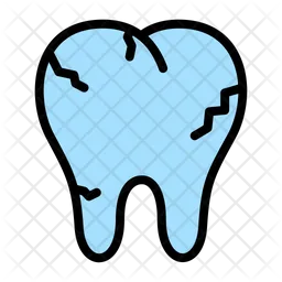 Crack Teeth  Icon