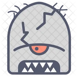 Cracked Emoji Icon