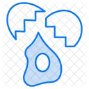 Cracked Egg Egg Easter Icon
