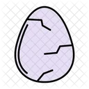 Egg Easter Cracked Icon