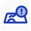 Cracked Warning Simple Icon