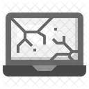 Cracked Laptop  Icon