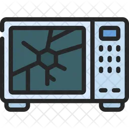 Cracked Microwave  Icon