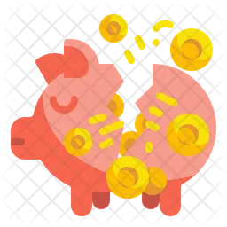 Cracked Piggy  Icon