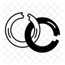 Cracked Ring Broken Ring Broken Icon